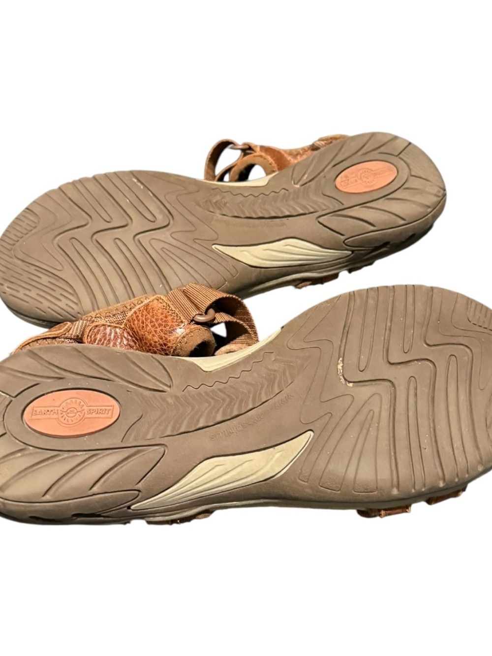 Earth Spirit Gelron 2000 Dewberry Leather Sandals Women's 8.5 Granola Gorpcore - Picture 10 of 10